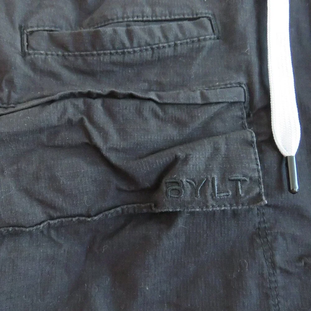 BYLT BASICS Bylt Shorts in Black Cargo Casual - Men's Size M - Picture 7 of 15